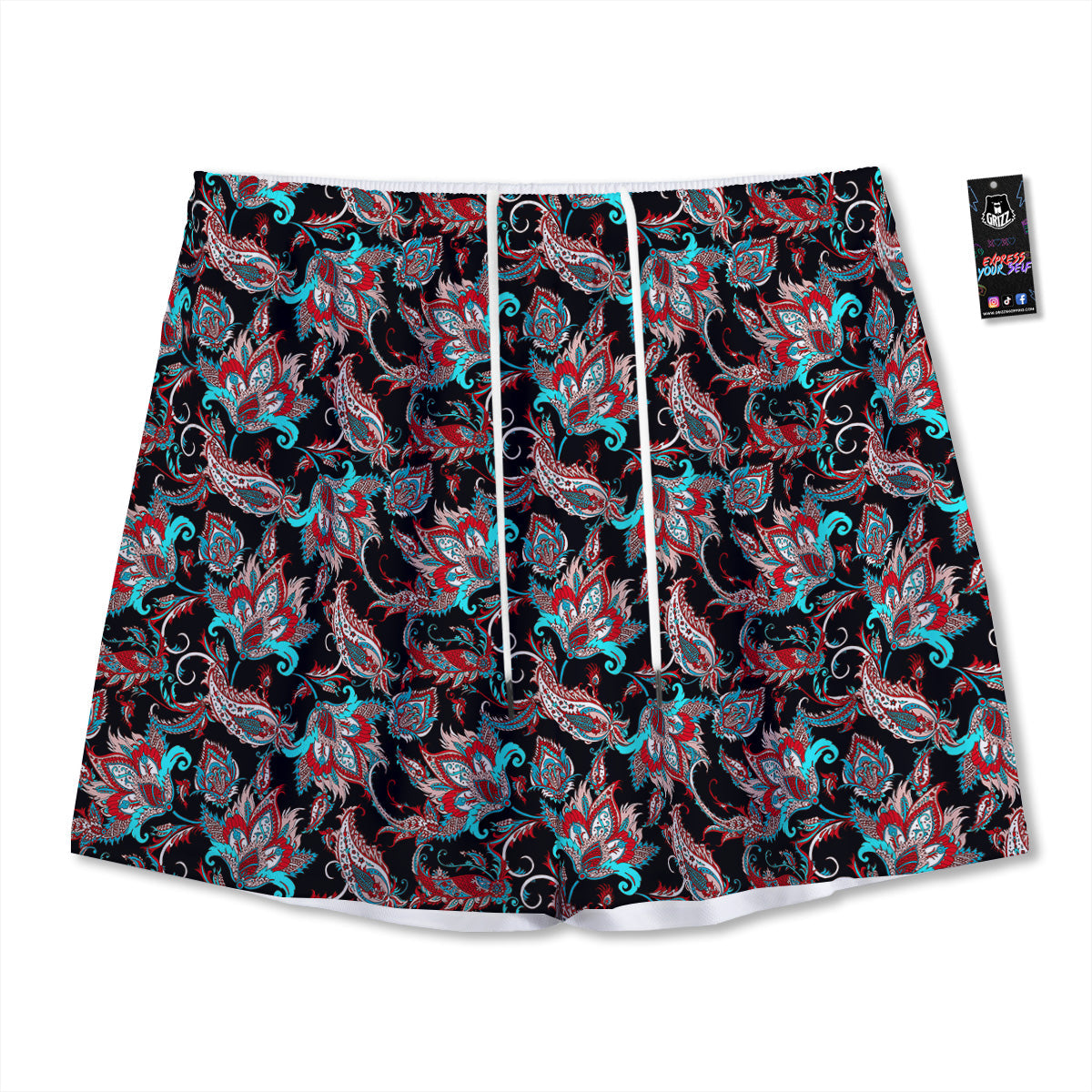 Scorpio Gold Print Mesh Shorts