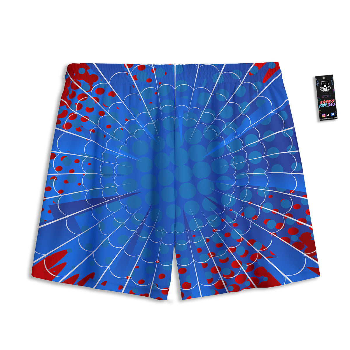 Puppy French Bulldog And Baseball Print Mesh Shorts