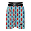 Red And Blue Statue Of Liberty Print Pattern Boxing Shorts-grizzshop