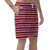 Red And Pink Mexican Baja Men's Shorts-grizzshop