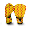 Red And Yellow Gummy bear Print Pattern Boxing Gloves-grizzshop