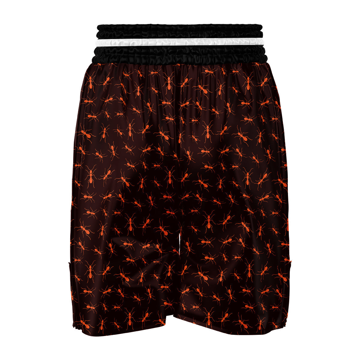 Red Ant Print Pattern Boxing Shorts-grizzshop