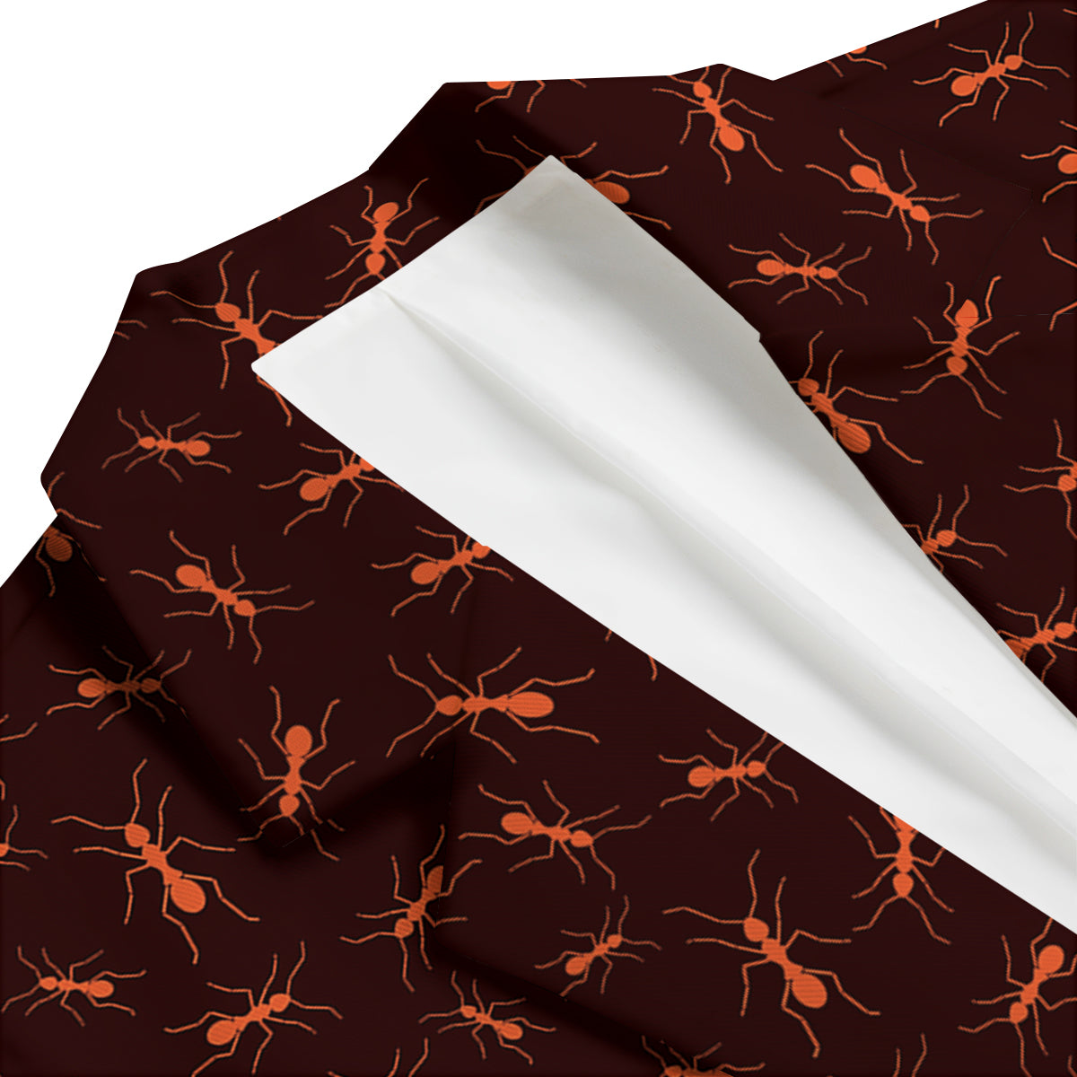 Red Ant Print Pattern Men's Blazer-grizzshop