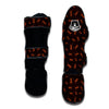 Red Ant Print Pattern Muay Thai Shin Guards-grizzshop