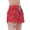 Red Bandana Women's Shorts-grizzshop