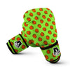 Red Bell Pepper Green Print Pattern Boxing Gloves-grizzshop