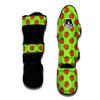 Red Bell Pepper Green Print Pattern Muay Thai Shin Guards-grizzshop