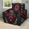 Red Black Bandana Paisley Print Recliner Protector-grizzshop