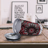 Red Black Bandana Paisley Print Tumbler-grizzshop