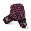 Red Boombox Print Pattern Boxing Gloves-grizzshop