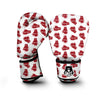 Red Boxing Vintage Print Pattern Boxing Gloves-grizzshop