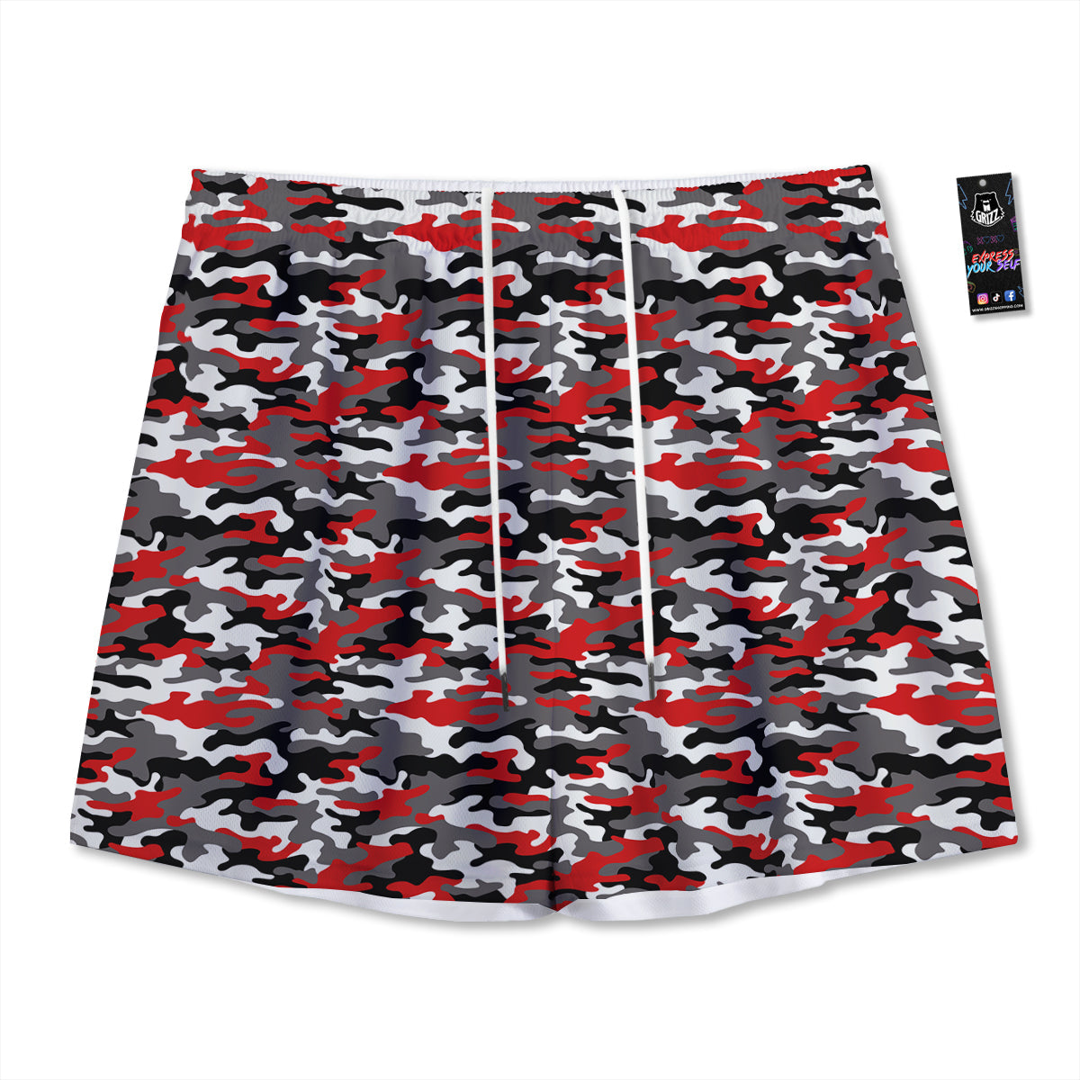 Sea Turtles Ethnic Print Mesh Shorts