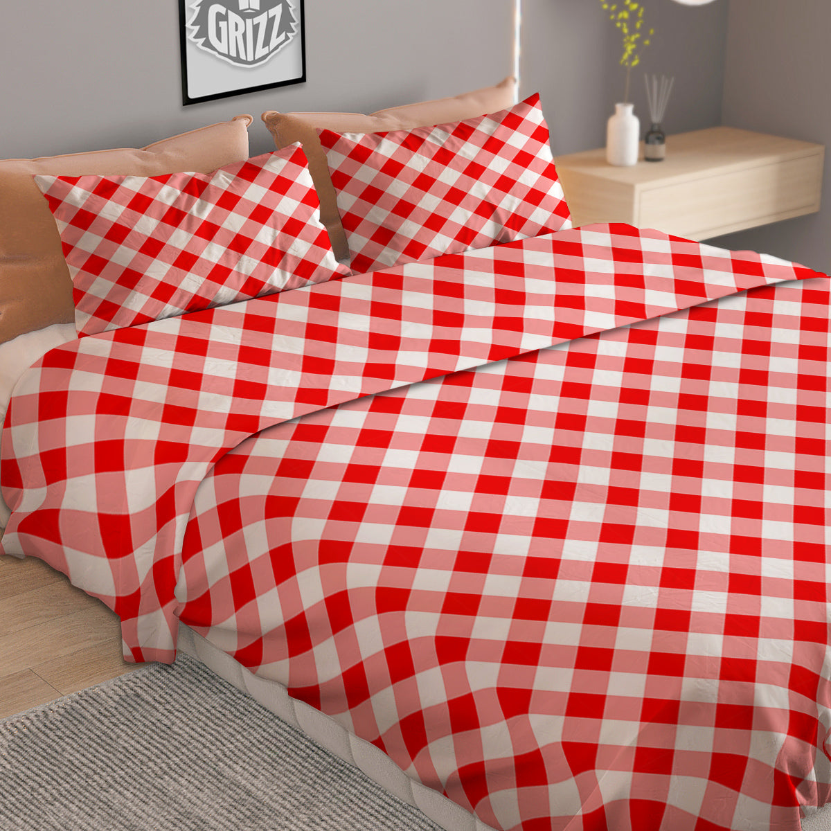Portrait Dobermann Print Duvet Cover Bedding Set