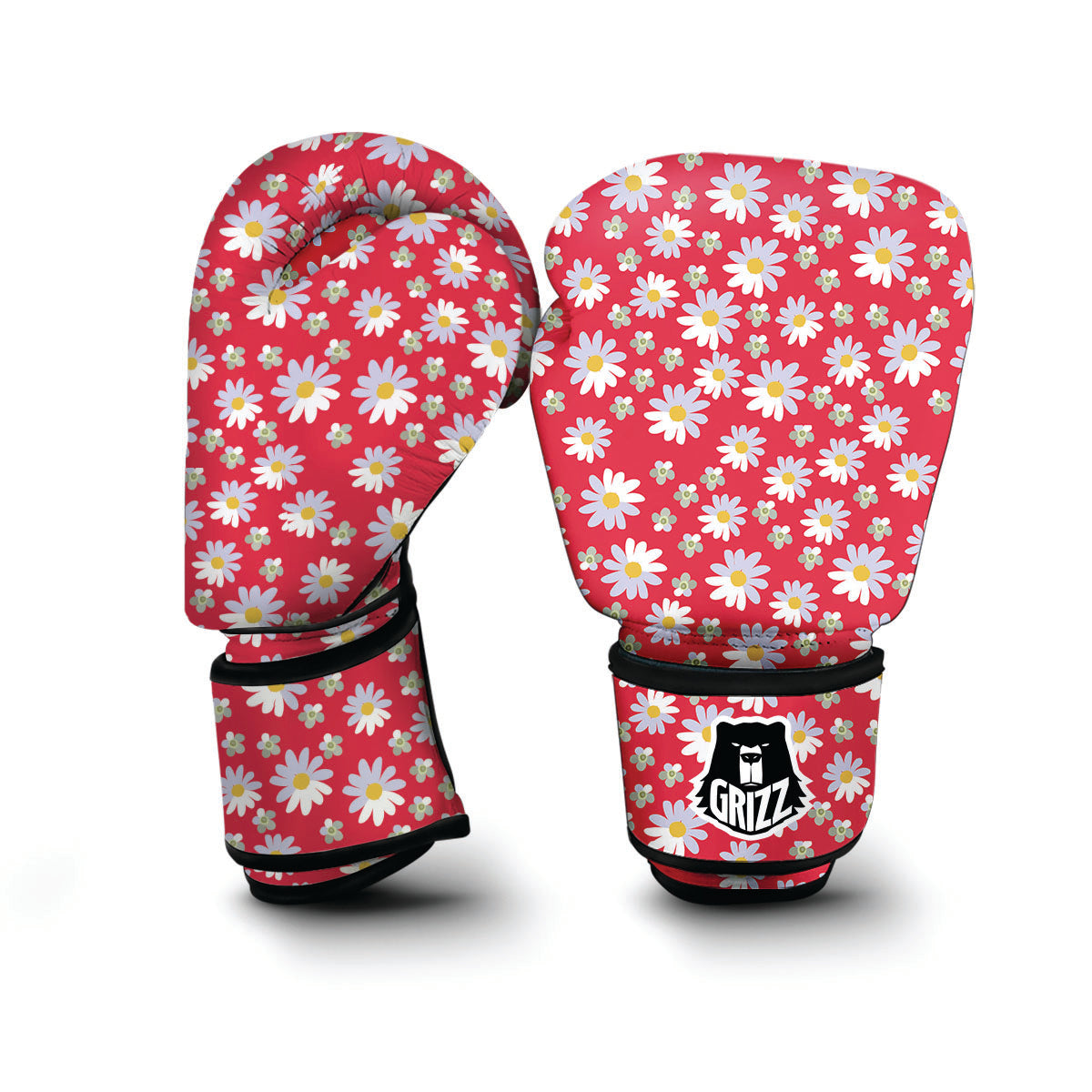 Red Daisy Boxing Gloves-grizzshop