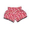 Red Daisy Muay Thai Boxing Shorts-grizzshop