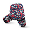 Red Dragon Fruit Print Pattern Boxing Gloves-grizzshop