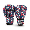 Red Dragon Fruit Print Pattern Boxing Gloves-grizzshop