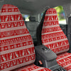 Red Egypt Symbol Print Pattern Car Seat Covers-grizzshop