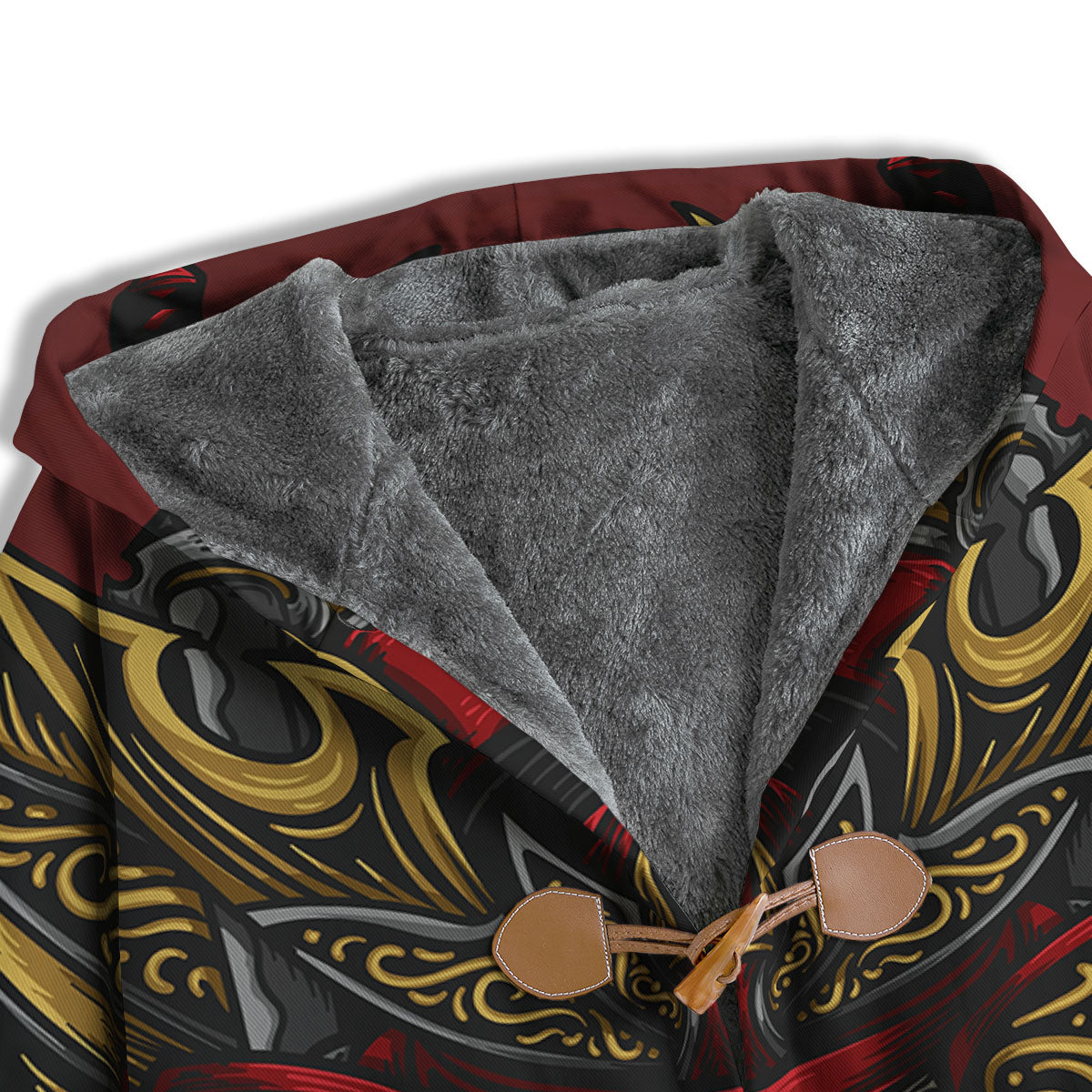 Red Gorilla Samurai Print Men's Windbreaker Jacket-grizzshop