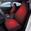 Red Heart Spider Web Print Car Seat Covers-grizzshop