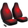 Red Heart Spider Web Print Car Seat Covers-grizzshop