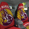 Red King Kong Gorilla Print Car Seat Covers-grizzshop