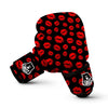 Red Lips Kiss Print Pattern Boxing Gloves-grizzshop