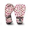 Red Lychee And Pink Print Pattern Boxing Gloves-grizzshop