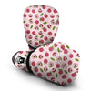 Red Lychee And Pink Print Pattern Boxing Gloves-grizzshop