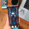 Red Machine Robot Print Tumbler-grizzshop