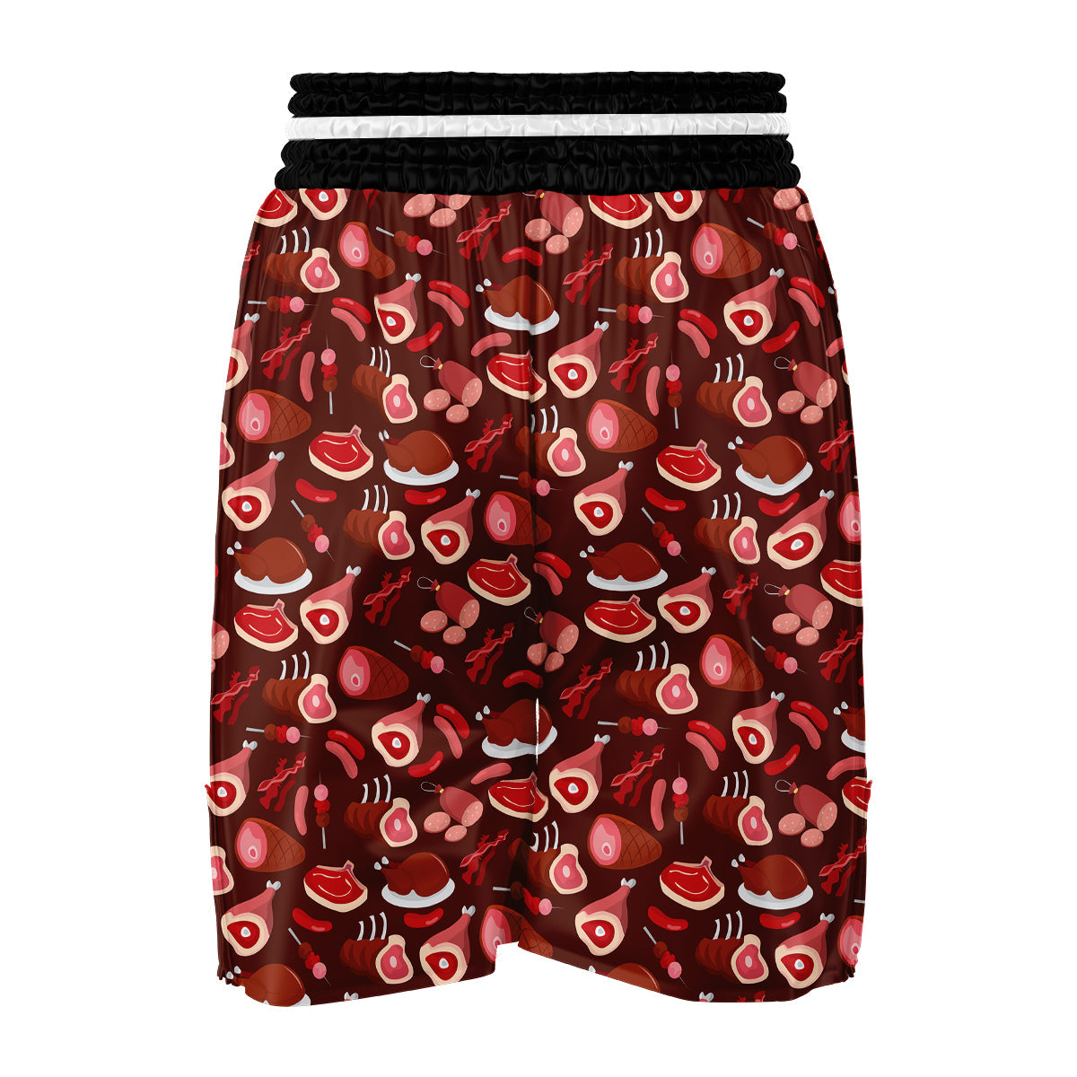 Red Meat Beef Pork Print Pattern Boxing Shorts-grizzshop