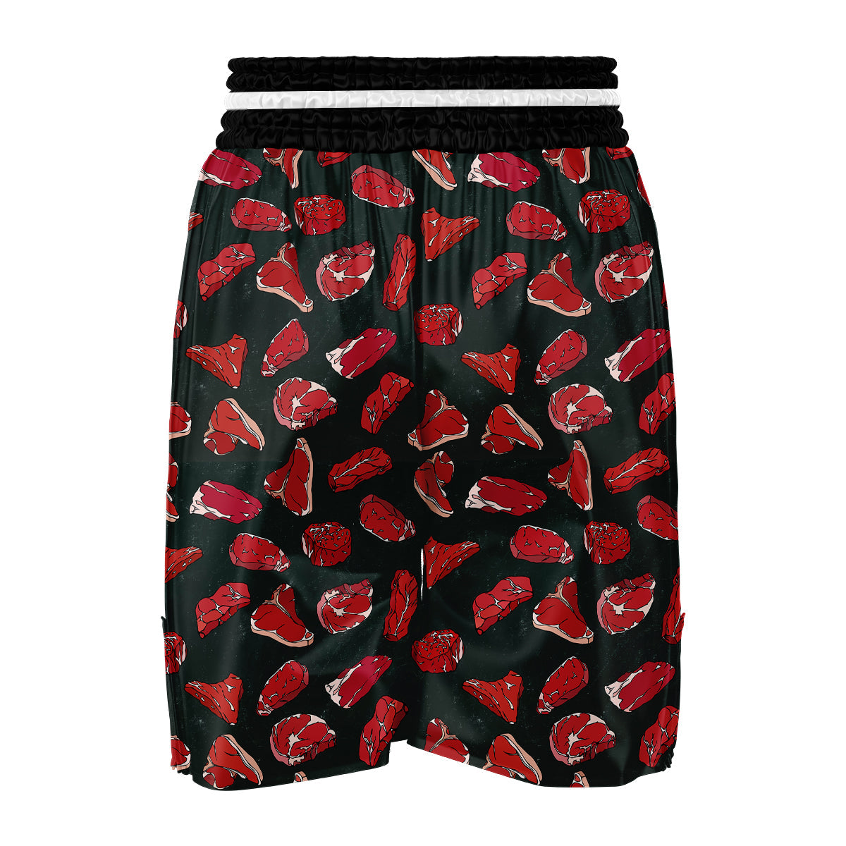 Red Meat Beef Print Pattern Boxing Shorts-grizzshop