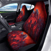 Red Robot And Skeleton Troop Print Car Seat Covers-grizzshop