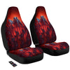 Red Robot And Skeleton Troop Print Car Seat Covers-grizzshop