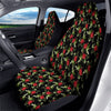 Red Rose Flowers Print Pattern Car Seat Covers-grizzshop