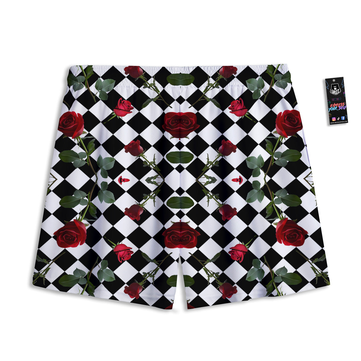Siberian Husky Cute Print Pattern Mesh Shorts