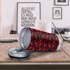 Red Shrimps Print Pattern Tumbler-grizzshop