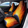 Red Sky With Lightnings Print Car Seat Covers-grizzshop