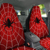 Red Spider Web Cobweb trap Print Car Seat Covers-grizzshop