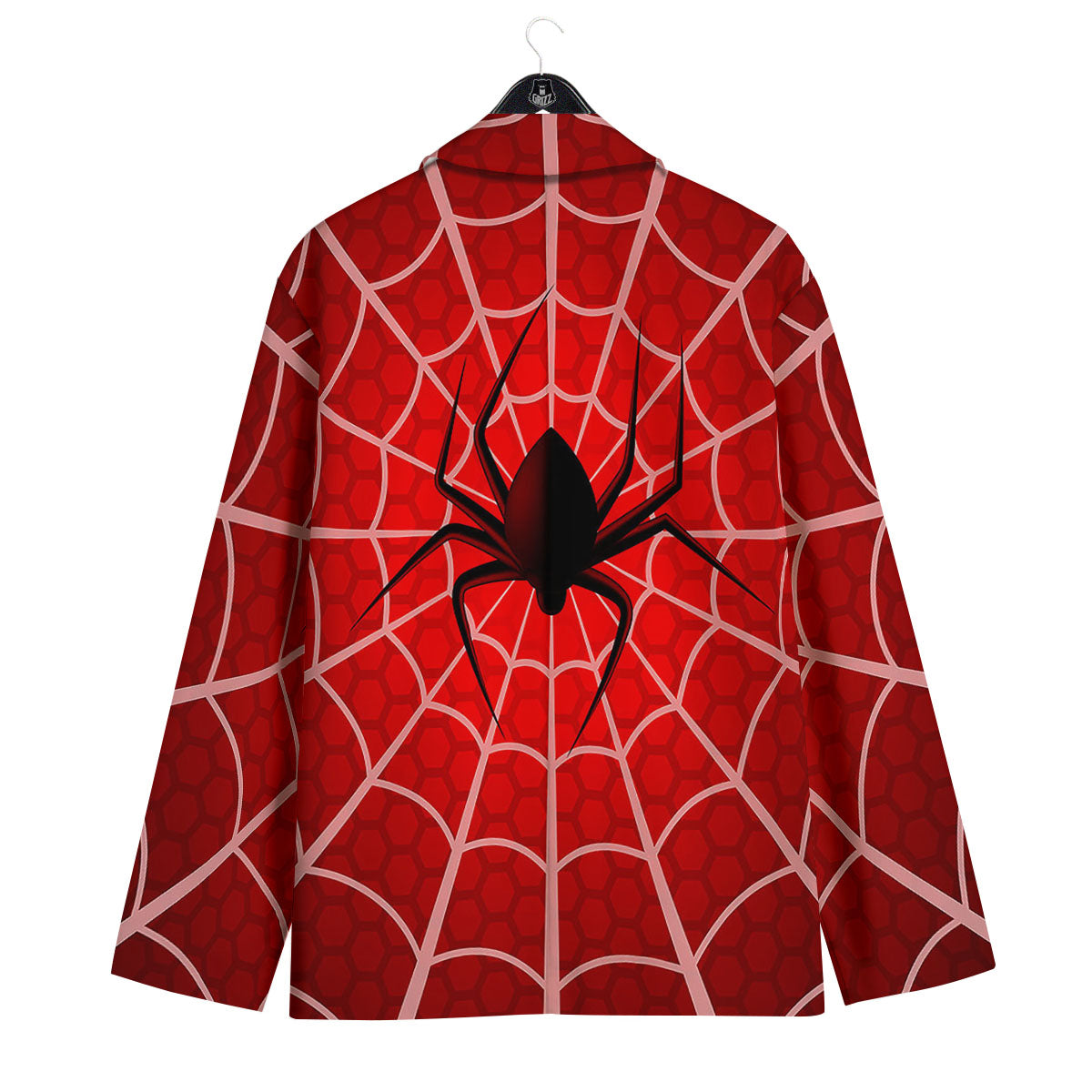 Red Spider Web Cobweb trap Print Men's Sport Coat-grizzshop