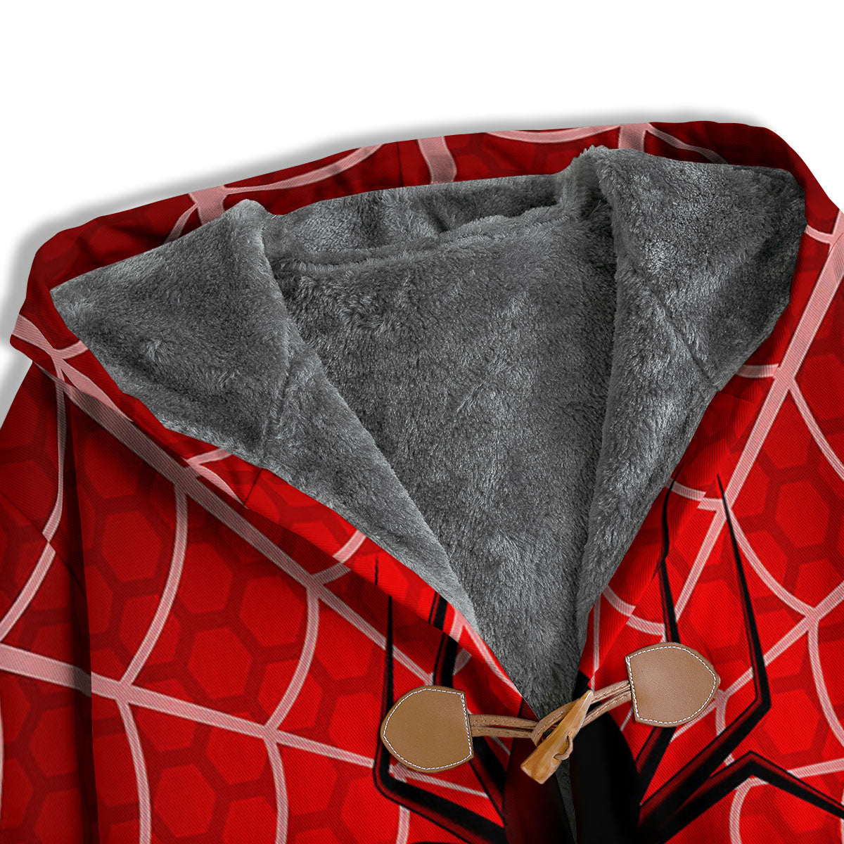 Red Spider Web Cobweb trap Print Men's Windbreaker Jacket-grizzshop
