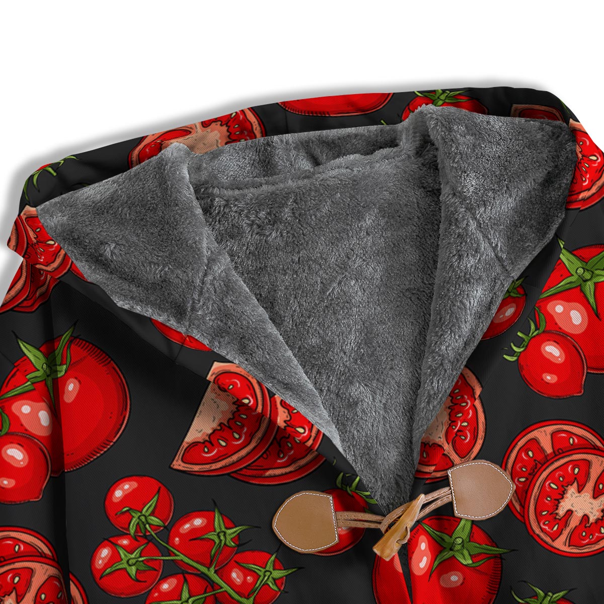 Red Tomato Print Pattern Men's Windbreaker Jacket-grizzshop