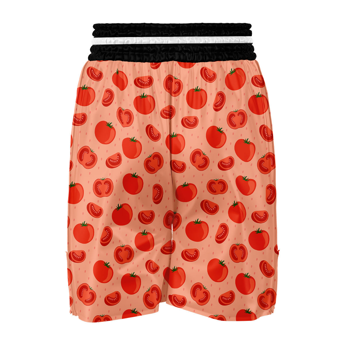 Red Tomato Vegetable Print Pattern Boxing Shorts-grizzshop