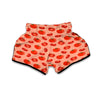 Red Tomato Vegetable Print Pattern Muay Thai Boxing Shorts-grizzshop