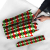 Red White And Green Argyle Print Pattern Umbrella-grizzshop