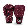 Red Wine Botttle Print Pattern Boxing Gloves-grizzshop