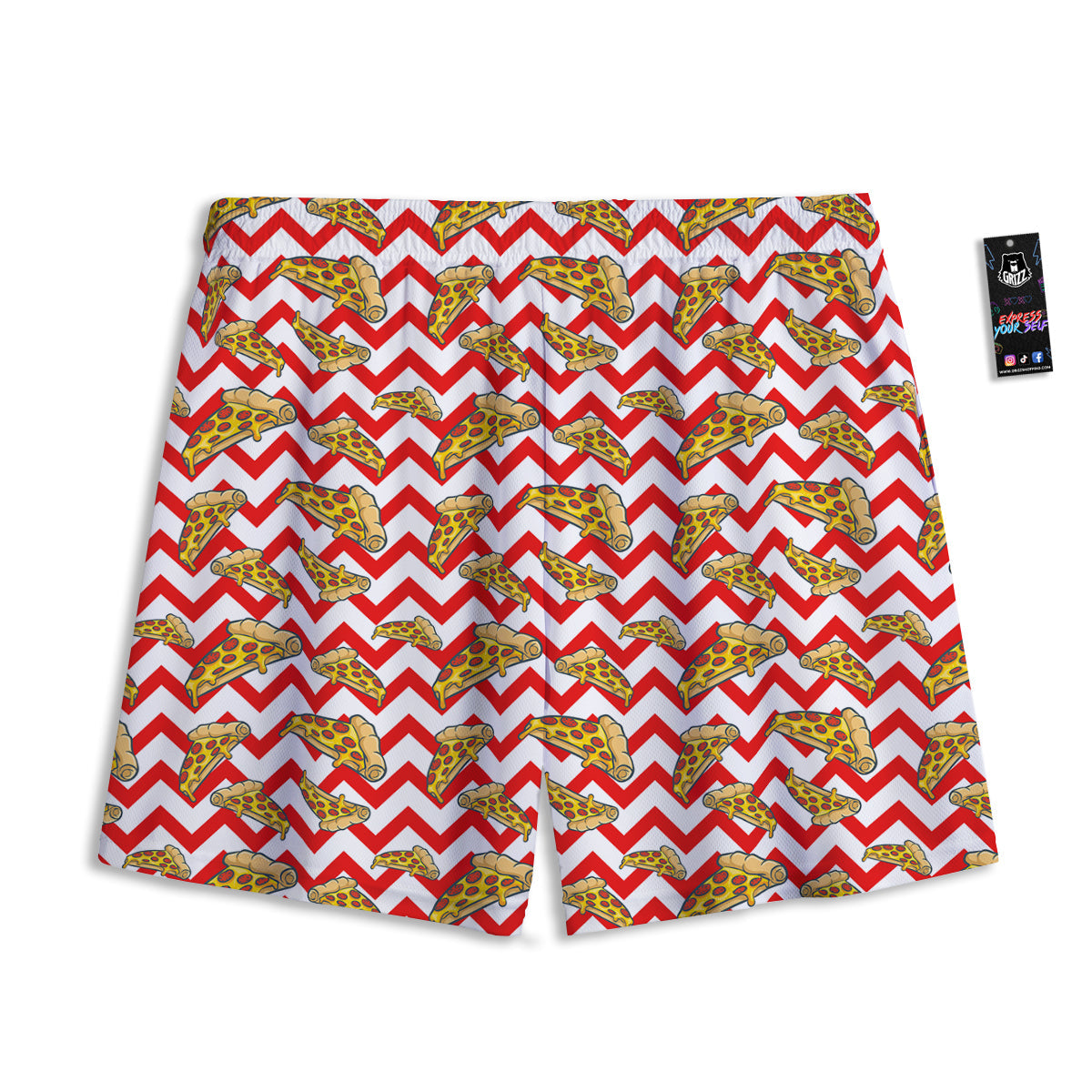 Rasta Lion Grunge Print Mesh Shorts