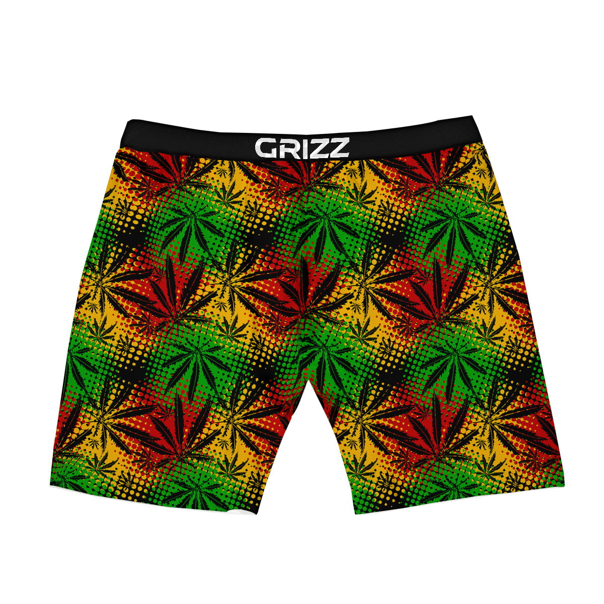Reggae Abstract Print Pattern Boxer Briefs-grizzshop