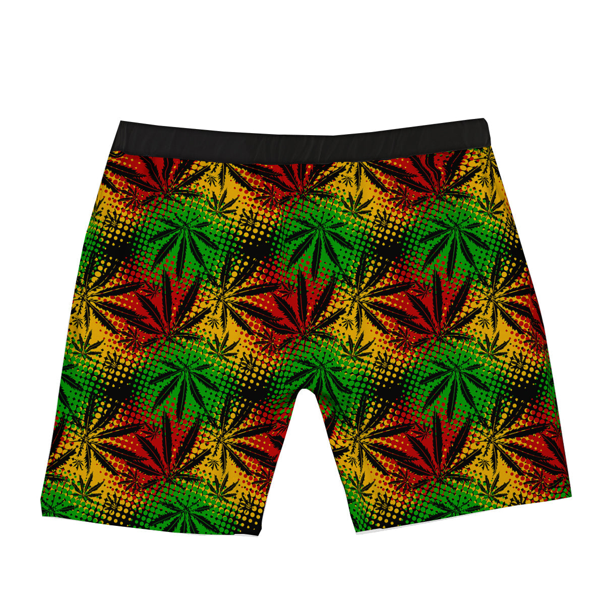 Reggae Abstract Print Pattern Boxer Briefs-grizzshop