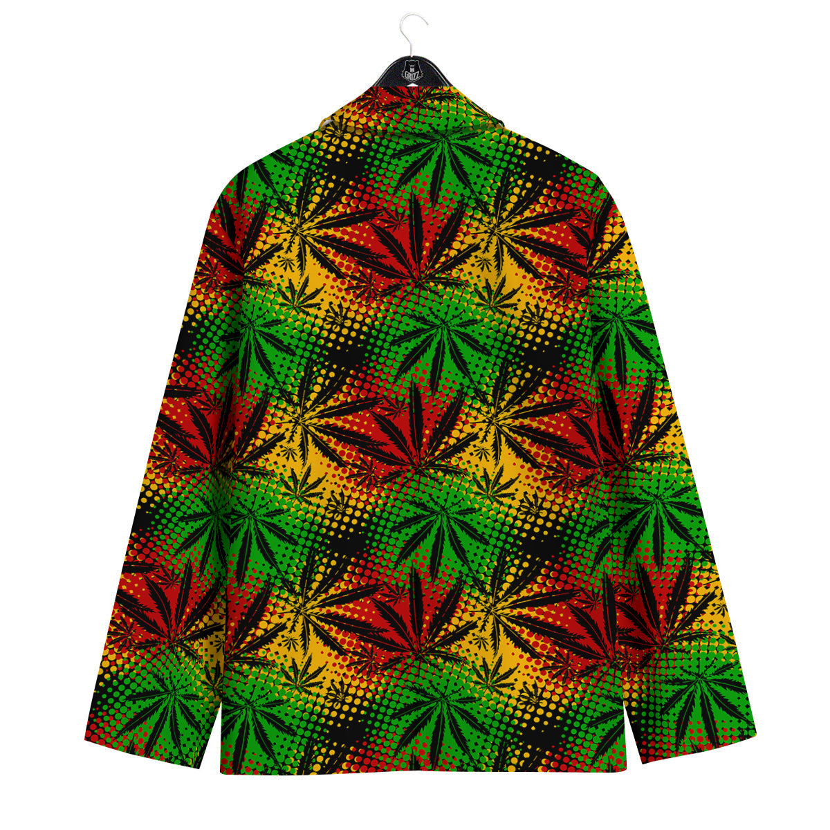 Reggae Abstract Print Pattern Men's Sport Coat-grizzshop